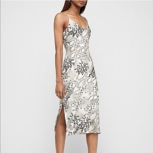 Snow Leopard Slip Dress